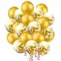 Generic 20Pcs Mixed Confetti & Plain Latex Balloons - 12inch