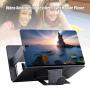 Generic Universal Cell Phone Screen Amplifier 3D HD Video Amplifier Foldable Smartphone Holder