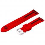 Generic For Samsung S3 Stripes Pattern Watch Band(Red)