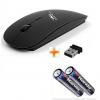 Annov Slim 2.4 GHz Optical Wireless Mouse+Batteries