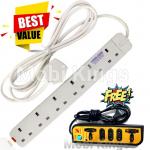 Power King 6 Way Extension Cable + Free Mobi 5 Way Extension