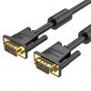 Vention VGA(3+6) Male To Male Cable With Ferrite Cores 10M