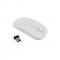 Generic Slim 2.4 GHz Optical Wireless Mouse + Receiver - white