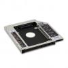 Generic SATA 2nd HDD HD Hard Drive Caddy Case for 9.5mm Universal Laptop CD / DVD-ROM-black