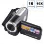 Generic 1280x720P HD 16X Digital Zoom 16.0 MP Digital Video Camera Recorder With 2.0 Inch LCD Screen(Black)