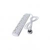 Jsb 6-Way Socket Power Extension Cable White