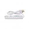 Power King 4 Way Power Extension Cable - White