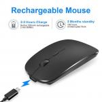 Generic Rechargeable USB Wireless Mouse Wireless Silent