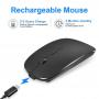 Generic Rechargeable USB Wireless Mouse Wireless Silent