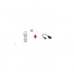 HP V250W Metallic 64GB Flash Drive + Free OTG Cable