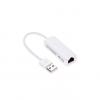 Generic Network Ethernet Adapter USB 2.0 for Windows 7/8/Mac OS - White