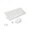 Generic Computer Wireless Keyboard & Mouse Combo - White