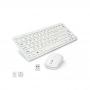 Generic Computer Wireless Keyboard & Mouse Combo - White