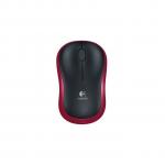 Logitech Wireless Mouse M185 - Red