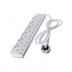 Jsb 6 way power extension cable-White