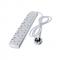 Jsb 6 way power extension cable-White