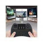 Generic Smart TV, Android Box Wireless Keypad/Remote with Mouse Touchpad, for SAMSUNG,SONY, LG, TCL, HISENSE, MOOKA, BRUHM, Rechargeable - Black
