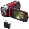 Generic 1080P Anti-shake LED Light Digital Camera Video Record Professional red