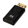 Generic 1 Pcs  Dp To Hdmi 4K Adapter Displayport Revolution Hdmi Female DP To HDMI Connector 4K * 2K Connector Black