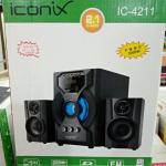Iconix SUBWOOFER SOUND System-Bluetooth USB/FM-BLACK