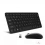 Generic Smart Tv, Android Box Mini Wireless Keyboard + Mouse - Black