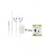 Generic STRONG BASS EARPHONE -White + FREE OTG CABLE FOR ANDROID