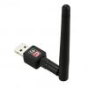 Generic Mini USB WiFi Adapter 150M 2dB Antenna Receiver Wireless Network Card Black