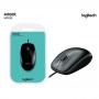 Logitech M100R USB Wired Optical Mouse (Black)