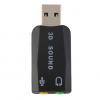 Generic HP-USB 2.0 to 3D Mic Speaker Audio Headset Sound Card Adapter 5.1 for PC Laptop