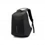 Generic Stylish AntiTheft Backpack with USB charging And Code Lock Password - Black