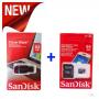 Sandisk 32GB USB Flash Disk  + 32GB Memory, SD Card