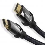 Vention Nylon Braided HDMI Cable 5M Black Metal Type