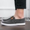 Fashion Men`s Casual Slip On Loafers Canvas Flat Shoes