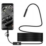 Generic 3 in 1 Waterproof USB Port Ear and Nose Endoscope 7mm Visual Lens Mini Camera Earpick Otoscope Endoscope Borescope MAZP-SHOP