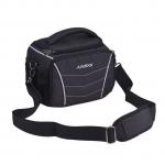 Generic Andoer 600D Fabric Material Stylish Multi-function Camera Shoulder Bag with Waterproof Rain Cover for  Nikon Sony SLR DSLR Cameras Black