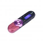 Generic Latest HOT USB LCD Screen Support Flash TF Player MP3 Music FM Radio - Pink