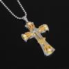 Generic Retro Men Cross Amulet Necklace Pendant