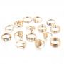 Fashion 15 Pcs/set X Rings