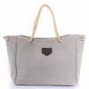Fashion Woman Casual Rope Strap Design Hemp Canvas Bag
