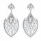 Fashion Fan-shaped Silvery Elegant Women Earrings Prom