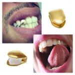 Fashion Gold Small Single Tooth Cap Grillz Hip Hop Teeth Grill