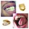 Fashion Gold Small Single Tooth Cap Grillz Hip Hop Teeth Grill