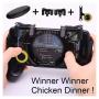 Generic PUBG Mobile Controller for iPhone Android Phone Game Pad Mobile Gaming Gamepad Joystick L1 R1 Triggers L1RI Fire Button CHSMALL