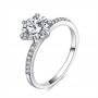 Fashion Classic 6 Claws Design Wedding Rings Jewelry
