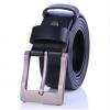 Generic Mens Buckle Leather Belt - Black