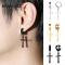 Fashion Unisex Cross Dangle Earrings Trending Drop Style