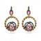 Fashion Circle Boho Ethnic Style Colourful Women Earrings