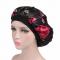 Fashion Satin Bonnet Hair Cap Sleeping Cap Silk Lined Cap