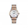 Skmei 9123 Brand Fashion Quartz Watches Men Stainless Steel Calendar Waterproof Watch Business Wristwatch - Gold Blue