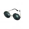Fashion ble Unisex Round Sunnies - Black